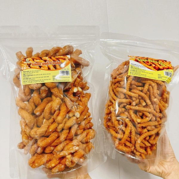 In Hoa Long nhận thiết kế và in tem nhãn bánh quẩy lấy nhanh