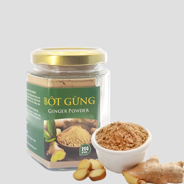 In Hoa Long nhận thiết kế và in tem nhãn bột gừng chuyên nghiệp