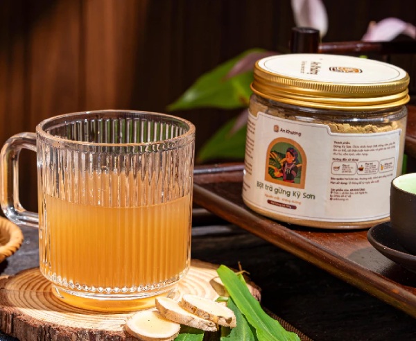 In Hoa Long nhận thiết kế và in tem nhãn bột gừng sang trọng