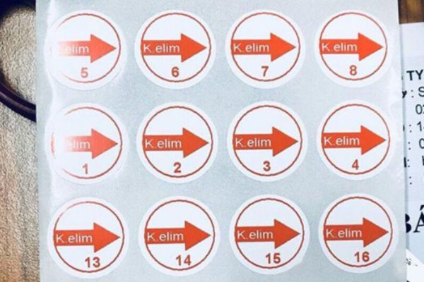 In tem nhãn chỉ dẫn giá rẻ, theo yêu cầu