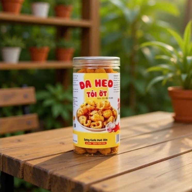 In Hoa Long nhận in tem nhãn da heo cháy tỏi đẹp