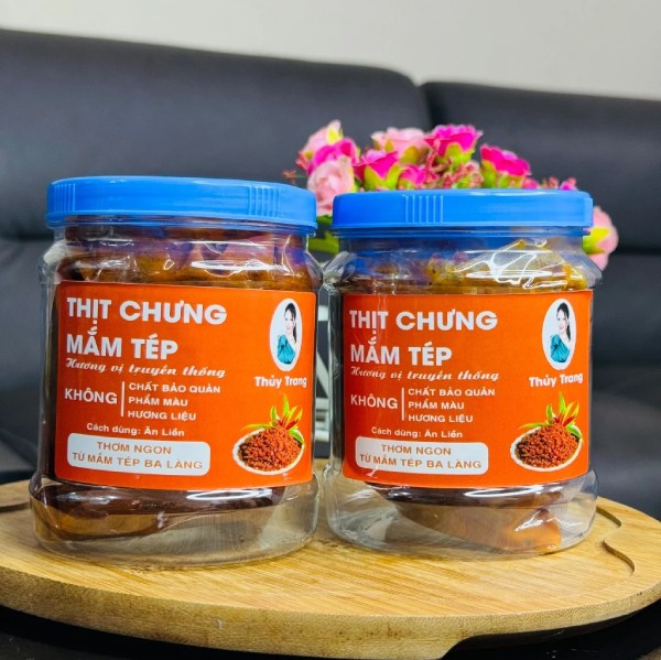 In Hoa Long nhận thiết kế và In tem nhãn thịt chưng mắm tép chuyên nghiệp
