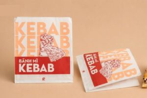Túi giấy bánh mì tam giác giá rẻ, mẫu đẹp