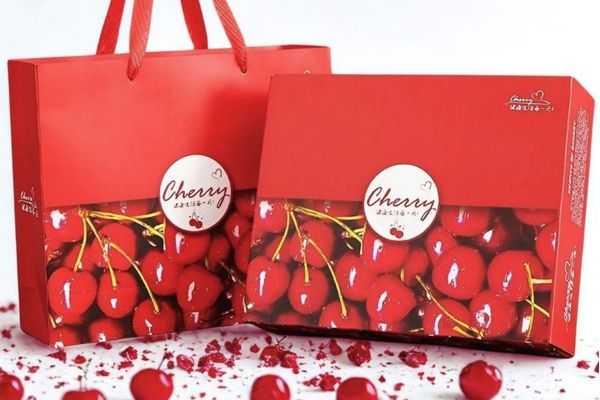 In túi giấy đựng cherry theo yêu cầu