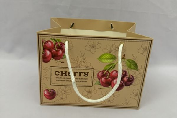 In túi giấy đựng cherry theo yêu cầu