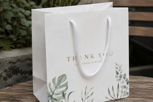 In túi giấy đựng quà cưới giá rẻ tại Hà Nội