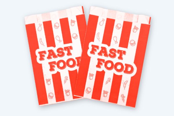 In túi giấy fast food giá rẻ, thiết kế đẹp