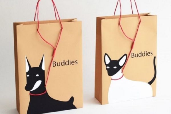 In túi giấy shop thú cưng theo yêu cầu