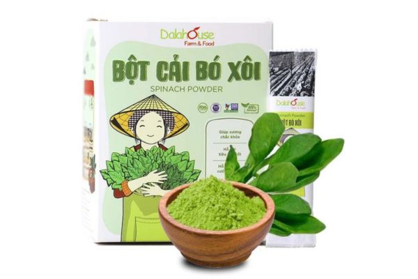 Hộp đựng bột rau củ theo yêu cầu