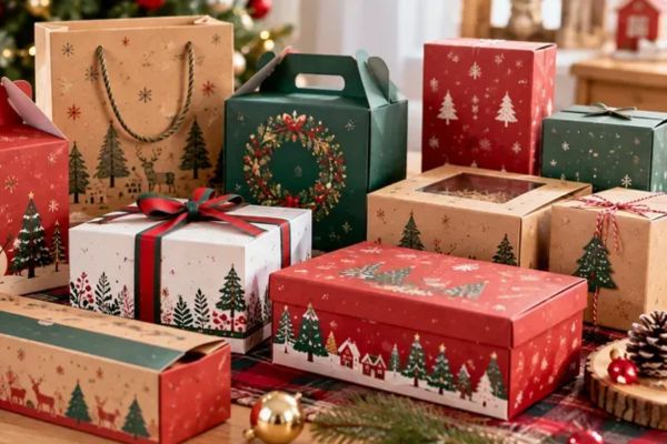 Mẫu hộp quà noel chất lượng tại Hà Nội