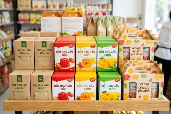 Mẫu in hộp bột rau câu đẹp mắt
