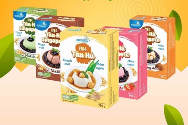Mẫu in hộp bột tàu hủ sắc nét