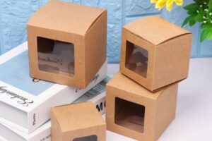 Mẫu hộp giấy kraft vuông đẹp, chất lượng
