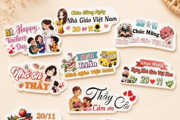 Mẫu sticker 20-11 theo yêu cầu