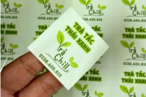 Mẫu tem nhãn trà chanh giá rẻ, chất lượng cao