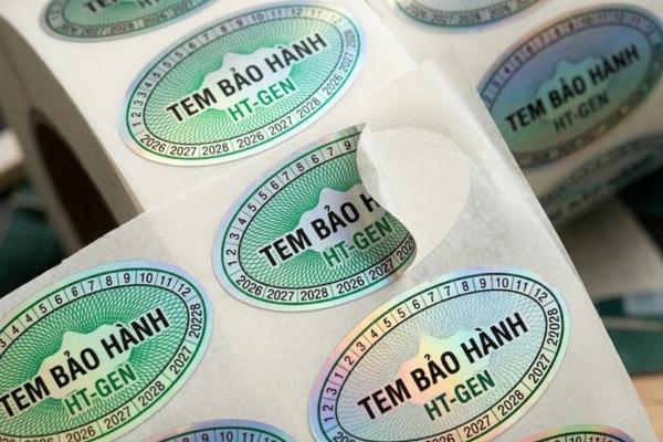 Mẫu tem vỡ cuộn hình elip sắc nét