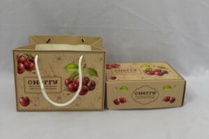 In túi giấy đựng cherry theo yêu cầu