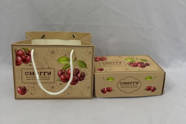 In túi giấy đựng cherry theo yêu cầu