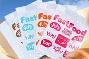 In túi giấy fast food giá rẻ, thiết kế đẹp