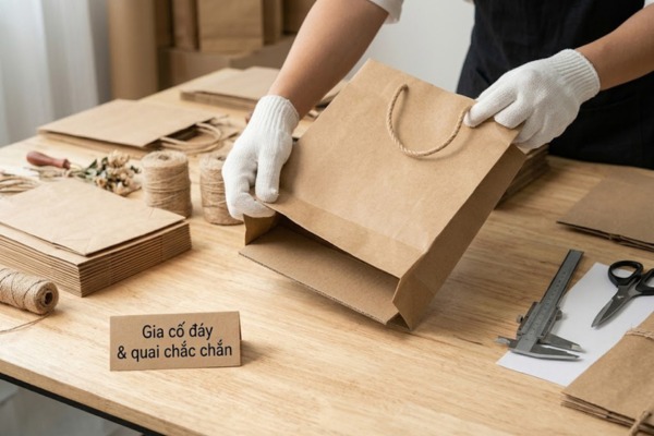 Mẫu túi giấy handmade chắc chắn