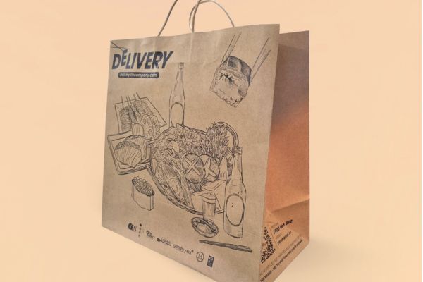 Mẫu túi giấy kraft đựng bánh tại Hà Nội