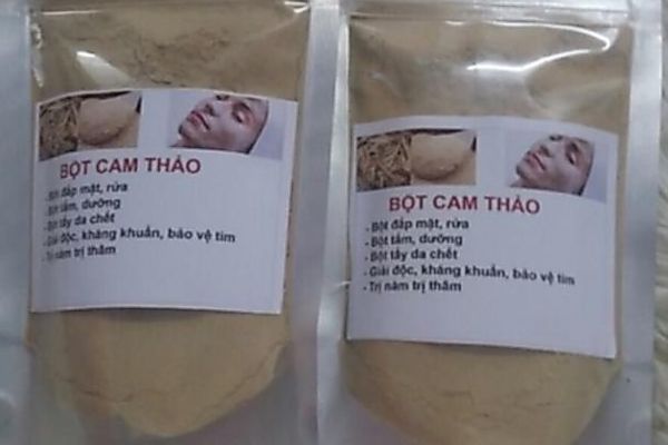 Tem nhãn bột cam thảo giá rẻ, mẫu đẹp