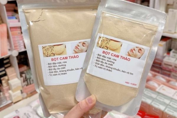 Tem nhãn bột cam thảo giá rẻ, mẫu đẹp