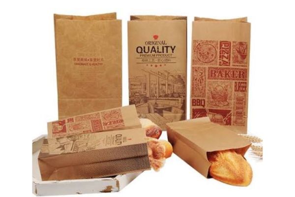Túi giấy bánh mì hoa cúc giá rẻ, chất lượng cao