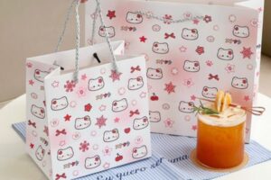 Túi giấy hello kitty theo yêu cầu