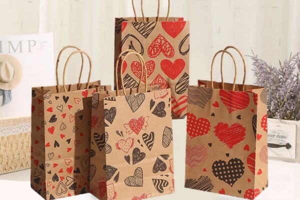 Túi giấy kraft đựng quà giá rẻ, mẫu đẹp