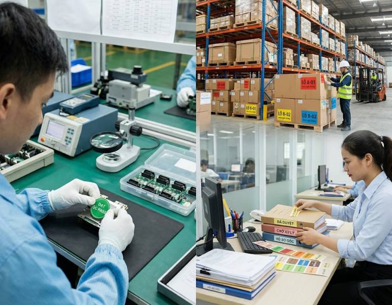 Vai trò in tem dán đánh dấu